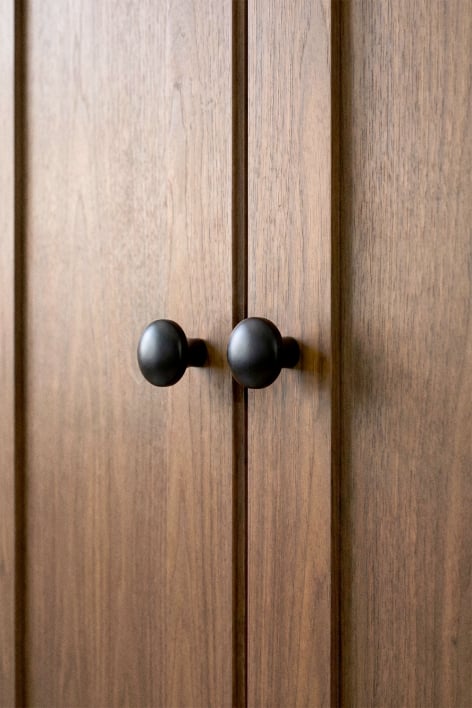 Pack of 2 Mariluz iron handles - Matt Black