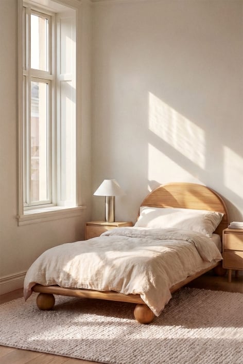 Bicheno mango wood bed