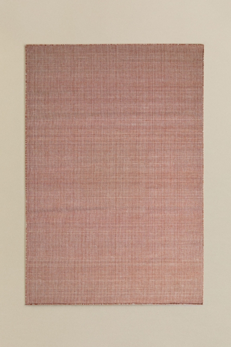 Rectangular outdoor rug in polyethylene Fadrique