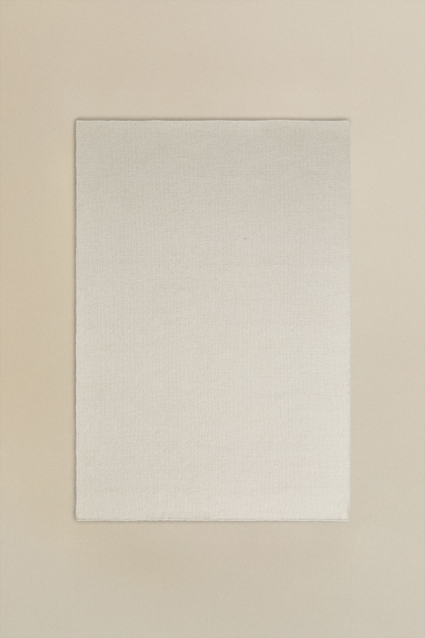 Rectangular wool rug Jultriz - Light Beige
