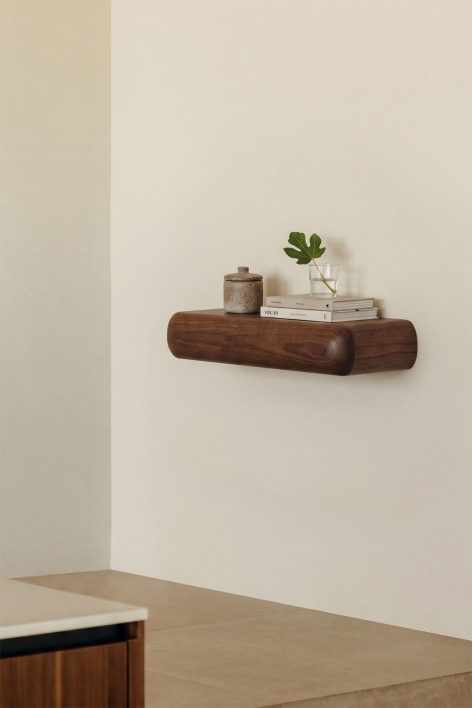 Carmen wooden wall-mounted hallway console