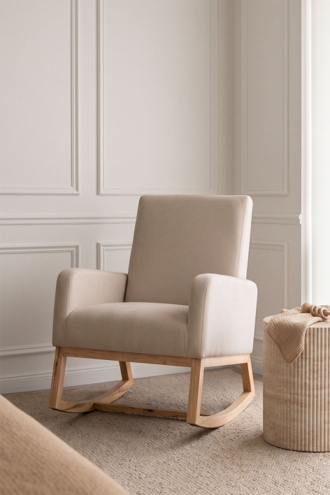 Abigray upholstered rocking chair