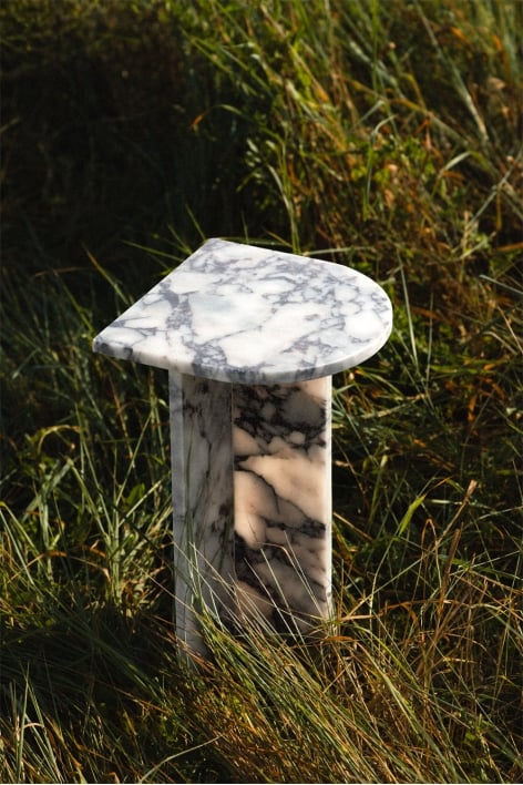 Corwel natural stone side table