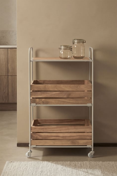 Unsier kitchen cart in iron and MDF