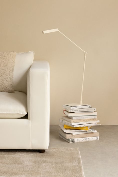 Valtyn metal LED table lamp - White