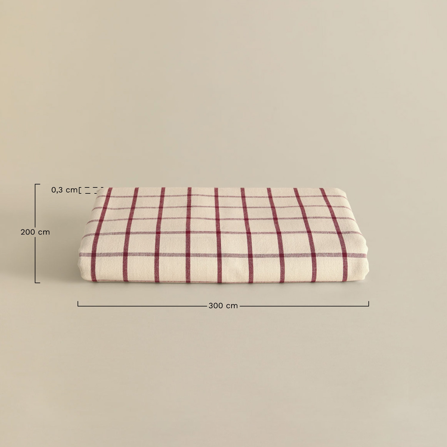 Oriska cotton tablecloth, medidas