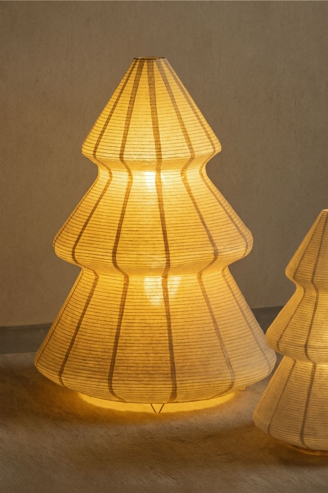 Roulmi luminous Christmas tree in linen