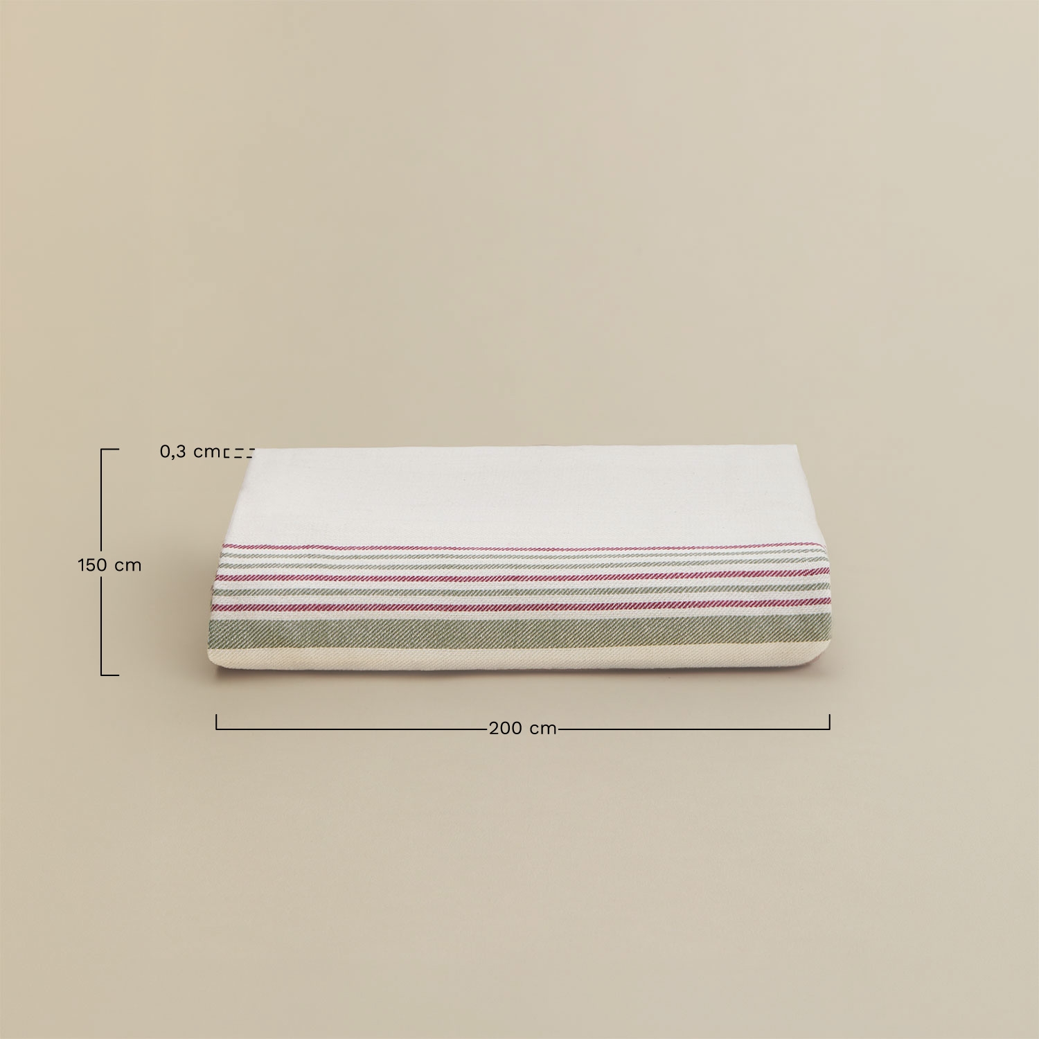 Cervik cotton tablecloth, medidas