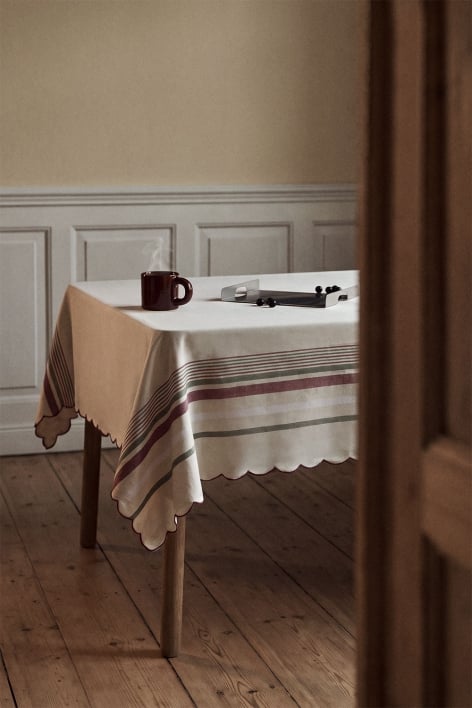 Cotton Tablecloth 150x150 cm Cervik