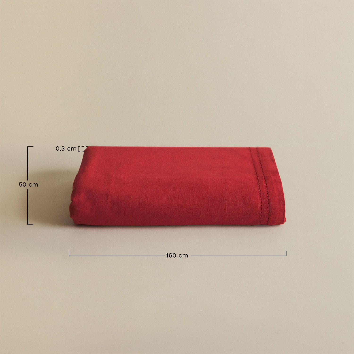Eirsen 50x160 cm cotton table runner, medidas