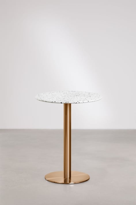 Round Ø60 cm terrazzo bar table Xiren