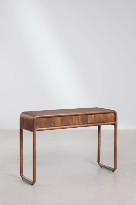 Maupaul mango wood 110x40 cm hallway console table