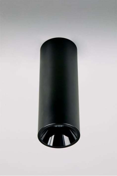 Surface-mounted LED ceiling light Ø5.7 cm in aluminium with gradual on/off Luisiana