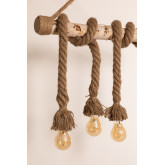 Wooden-Rope Pendant Lamp Savy, thumbnail image 4