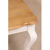 Extendable Wood Dining Table (160-190x80 cm) Grayse, thumbnail image 6