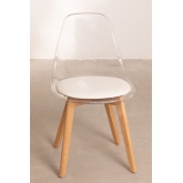 Transparent Nordic Dining Chair, thumbnail image 3