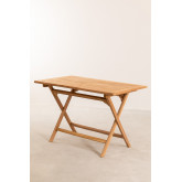 Foldable Teak Wood Garden Table (120 x 70 cm) Pira, thumbnail image 3