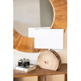 Abura Wood Table Lamp, thumbnail image 1
