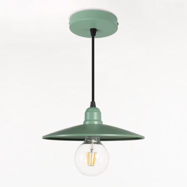 Bräss Steel Hanging Ceiling Lamp Celadon Green - Sklum