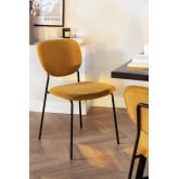 Velvet Upholstered Dining Chair Taris , thumbnail image 1