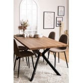 MDF & Metal Rectangular Dining Table  (180 x 90 cm) Kogi, thumbnail image 971519