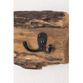 Recycled Wooden Wall Coat Rack Trunc , thumbnail image 4