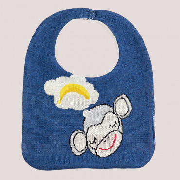 Cotton Bib Tubbi Kids Blue Lapis Blue - Sklum