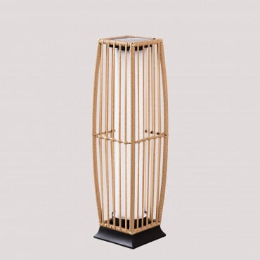 Wireless Solar Outdoor Floor Lamp Arlla Natural - Sklum