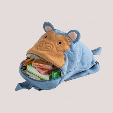 Cotton Backpack Occam Kids Oceanic Blue - Sklum