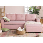 3 Seater Fabric Sofa Bed- Chaise Longue Calvin, thumbnail image 1