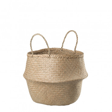 Basket Kahs Ø45 X 40 Cm & Natural - Sklum