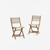 Packs of garden chairs