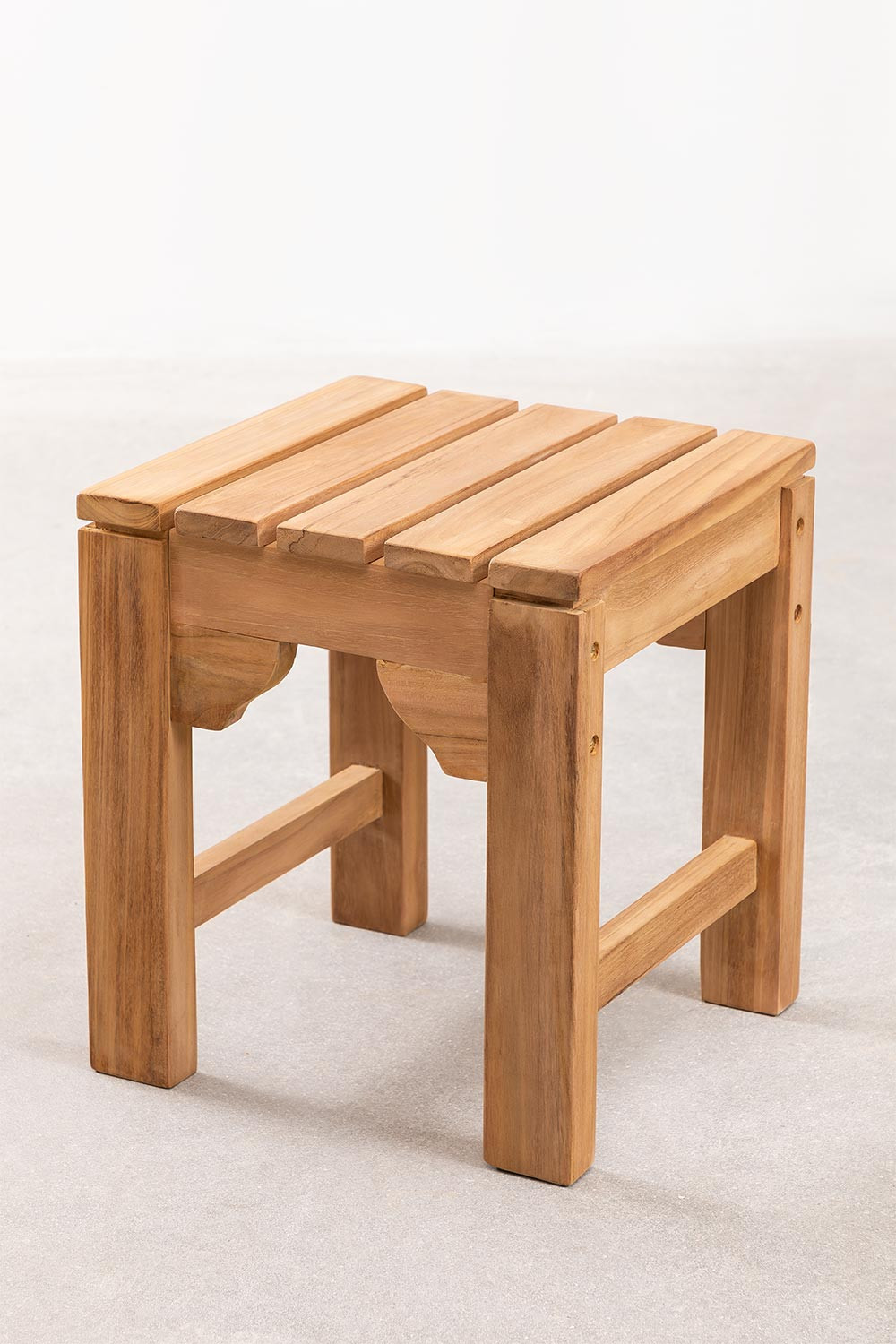 wooden gardening stool