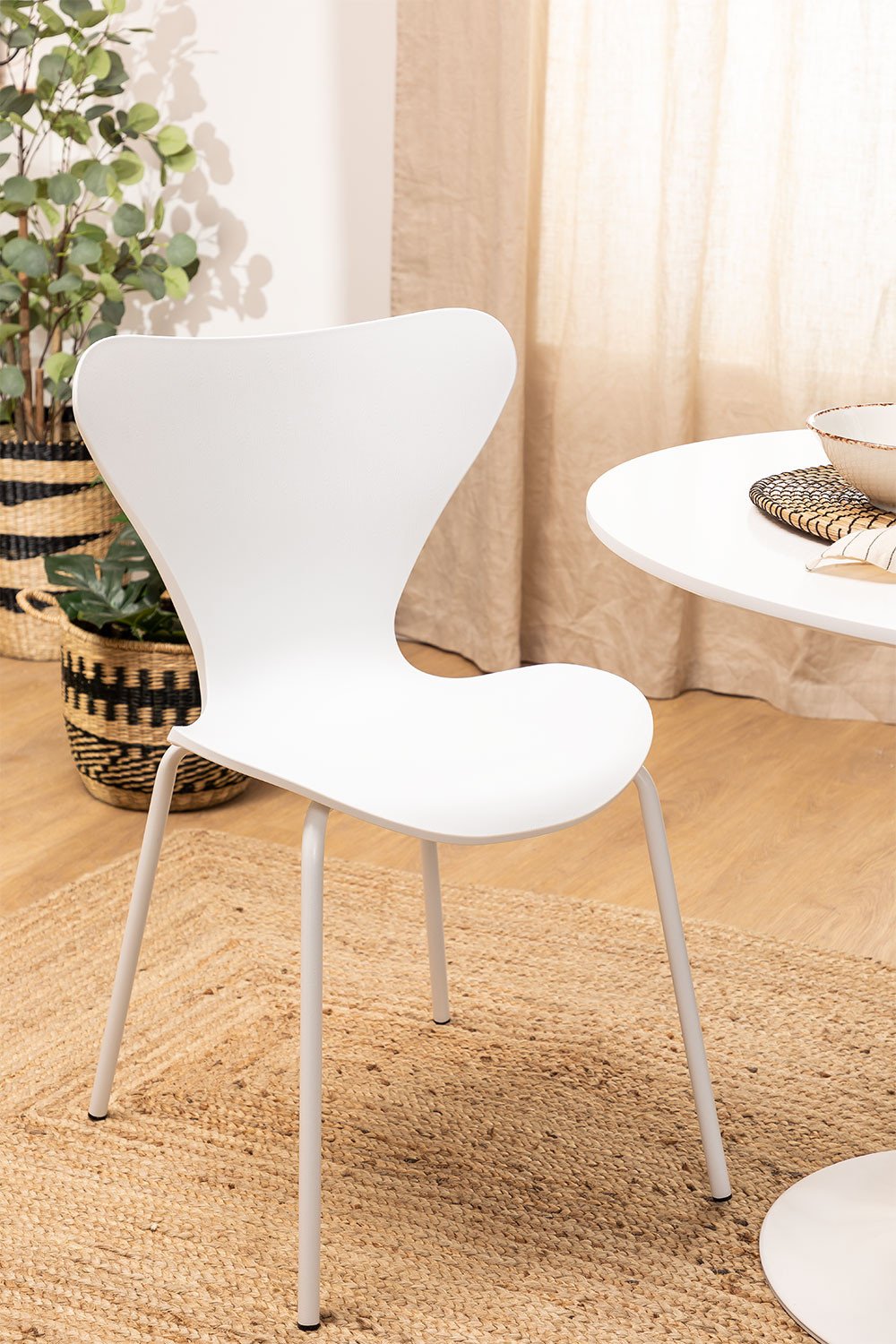 Stackable Dining Chair Uit Colors Style, gallery image 1