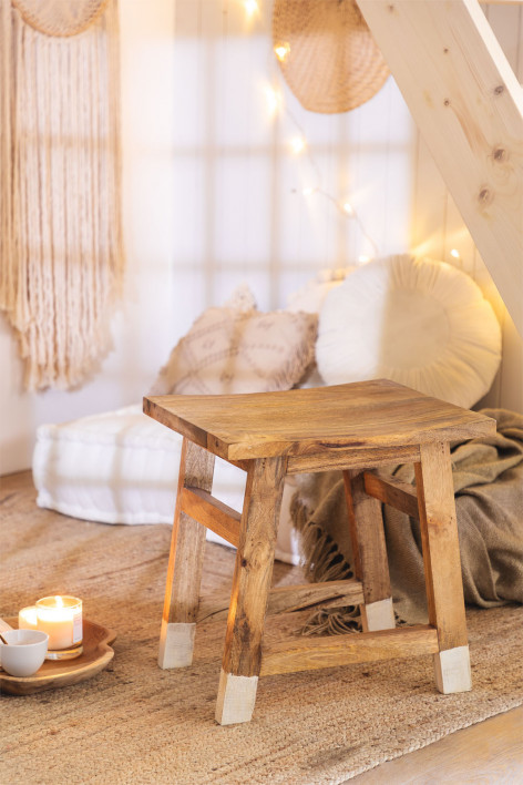 low dressing table stool