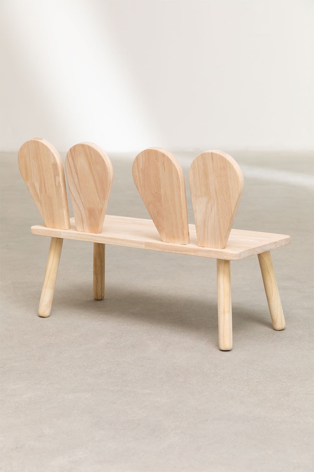 Buny Style Kids pine wood bench, gallery image 4