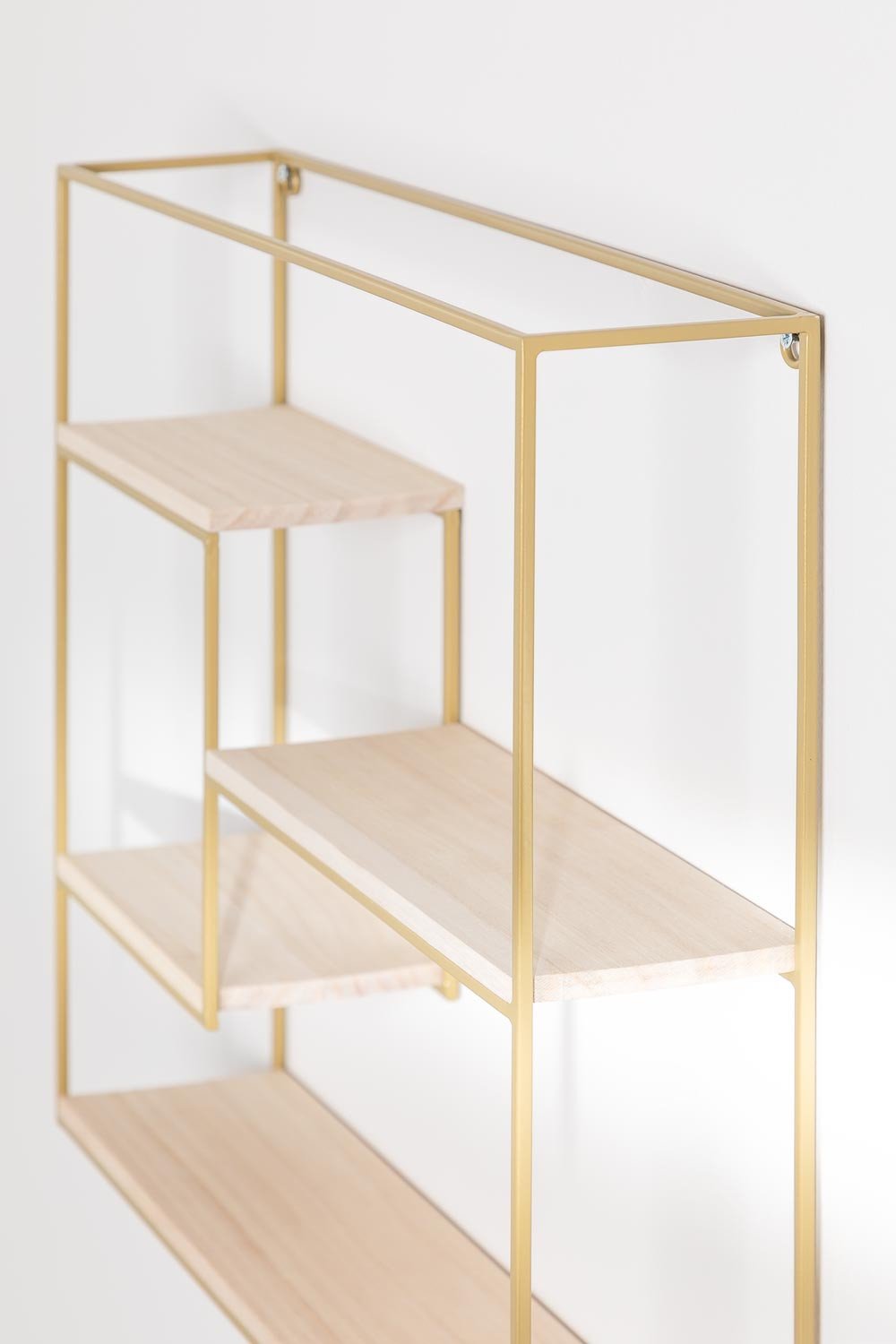 Wood and Steel Floating Shelves Yazek , gallery image 3