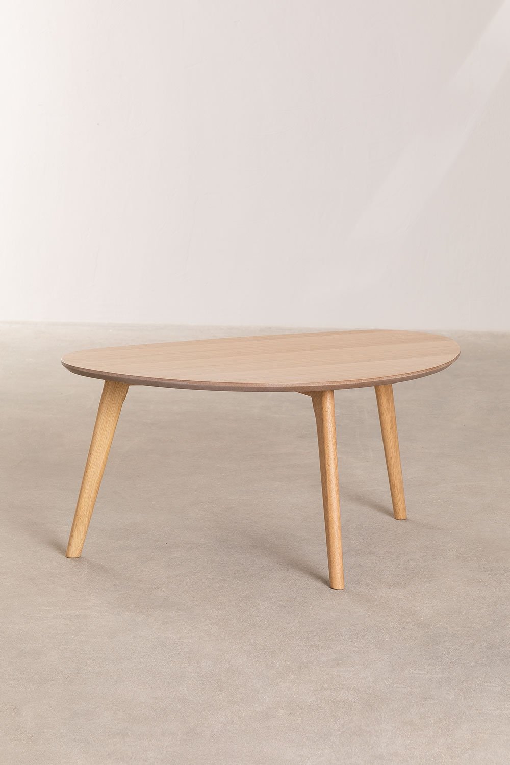 Side table in mdf and Yavik pine wood, gallery image 2