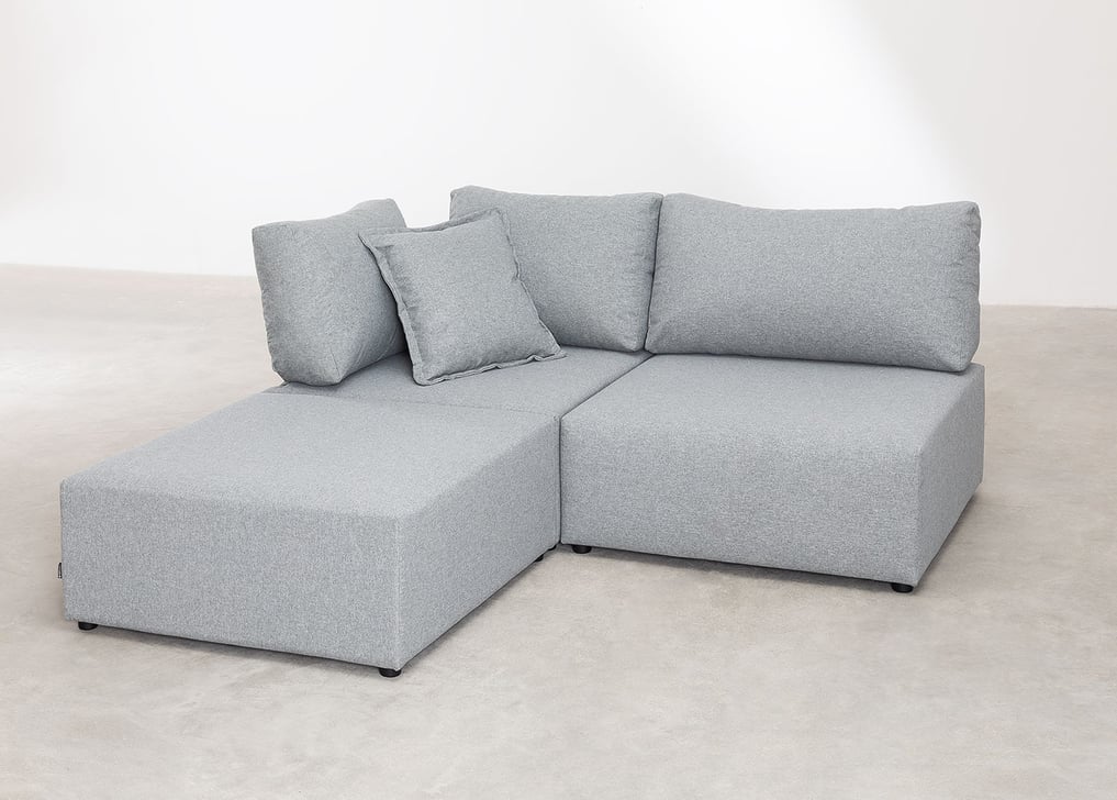 Kata 2 pcs modular corner sofa with pouffe , gallery image 1