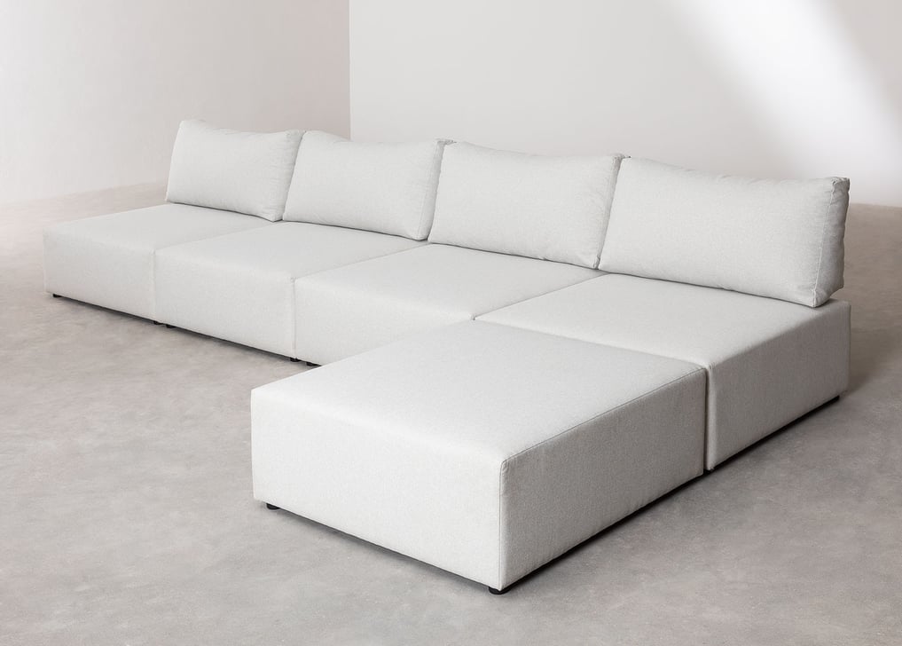 Kata 4 pcs modular sofa & pouffe , gallery image 1