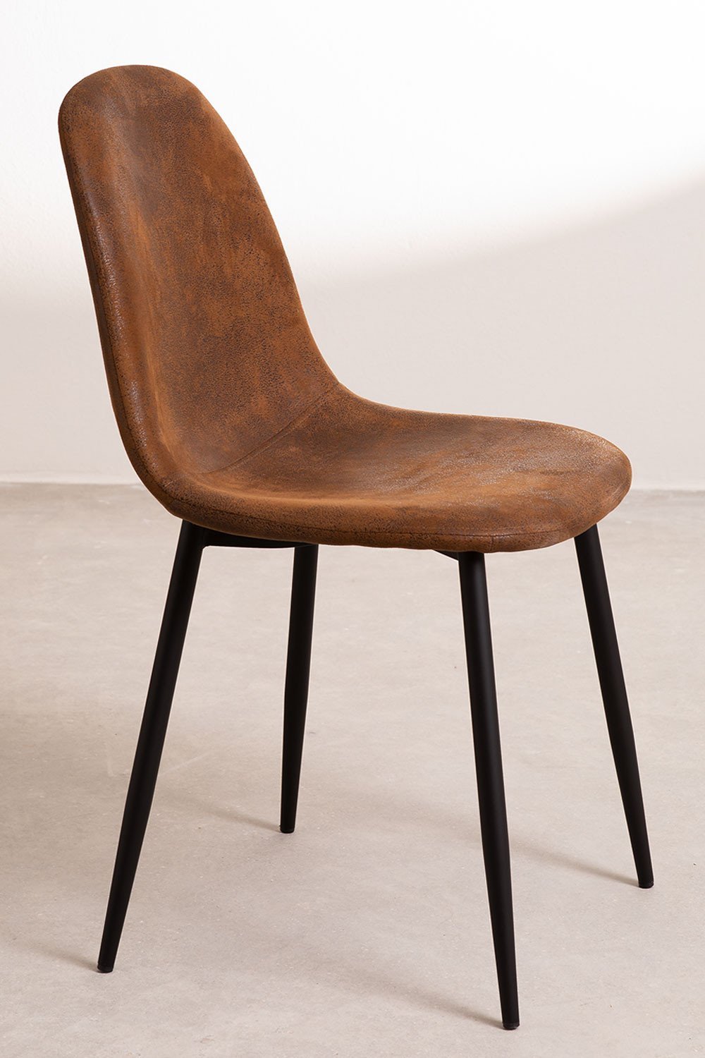 2-pack of Glamm faux leather dining chairs, gallery image 5