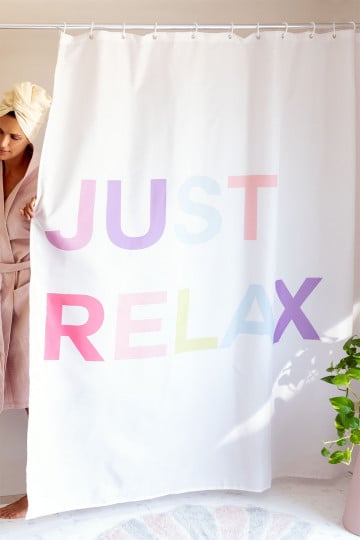 Relax Fabric Shower Curtain