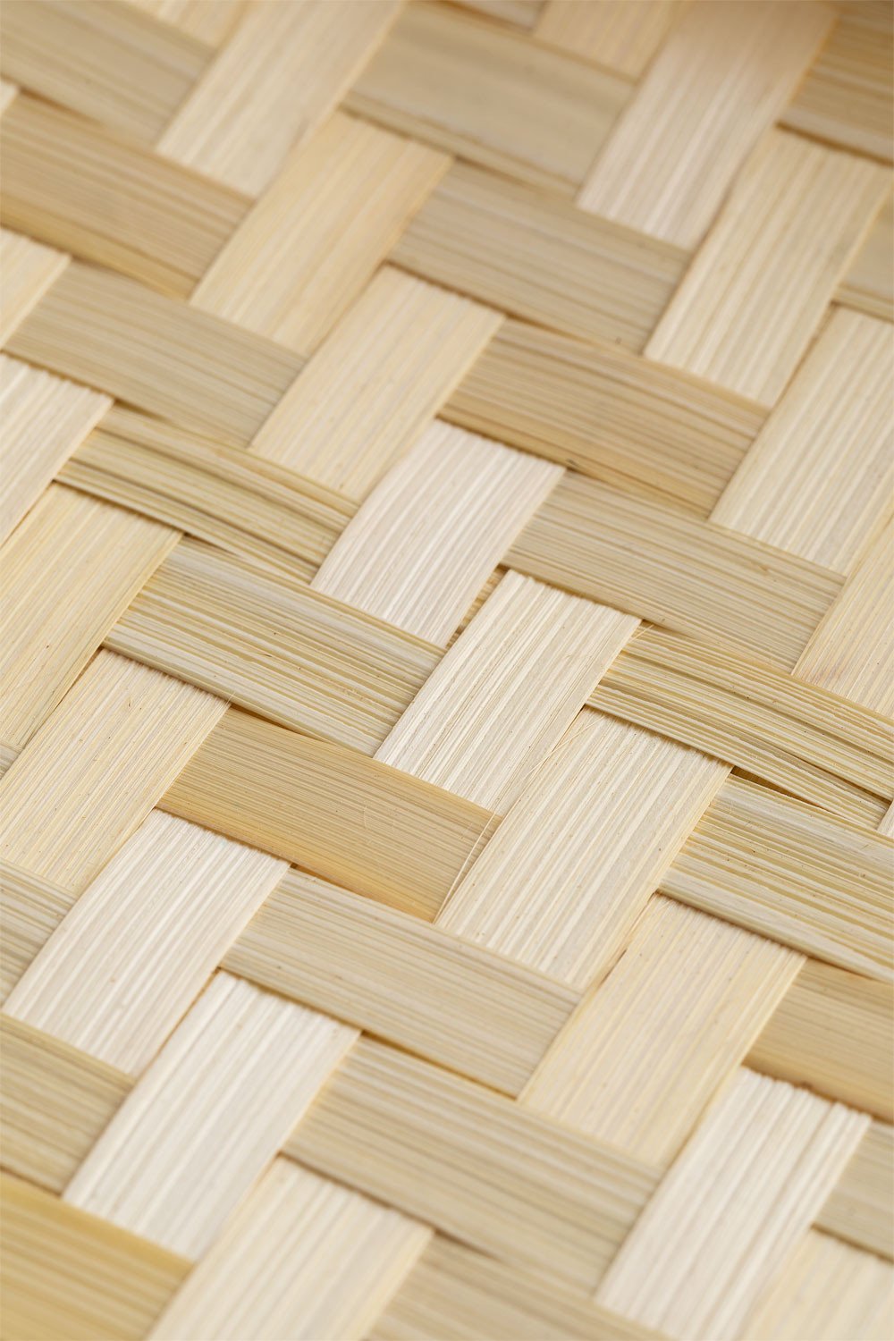 Round decorative tray Ø30 cm in bamboo Raimis, gallery image 5