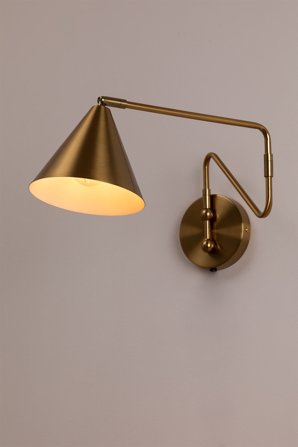 Metallic Wall Sconce Fleka , gallery image 2