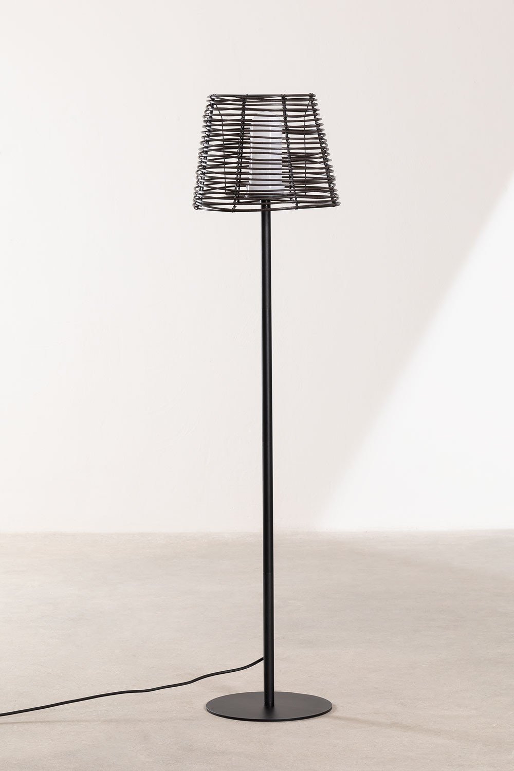 Wood Effect Outdoor Floor Lamp Bissel Sklum Wood Effect Outdoor Floor Lamp Bissel, Llahra Solar Outdoor Floor Lamp