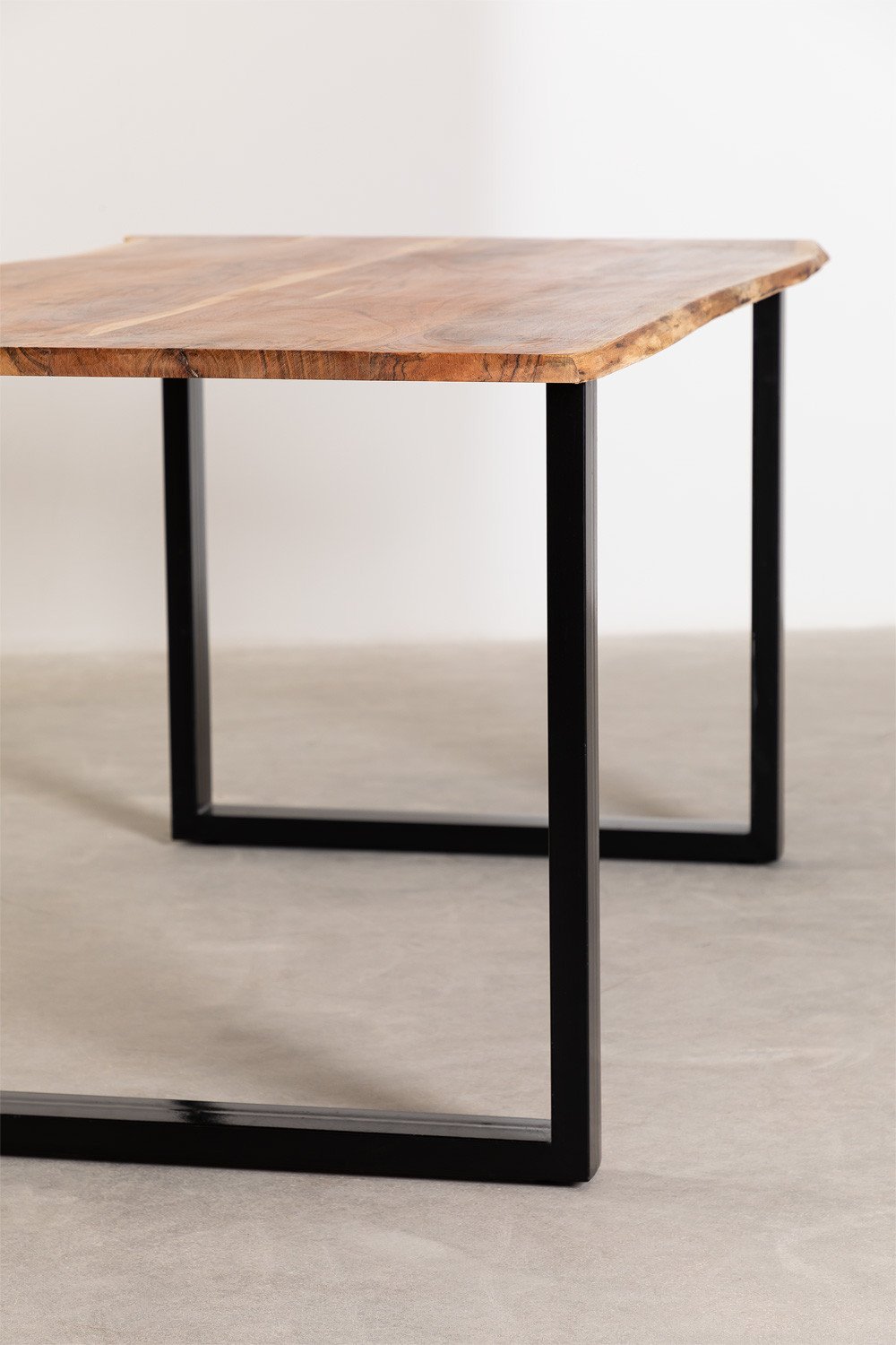 Rectangular Recycled Wood Dining Table 180 cm Sami SKLUM
