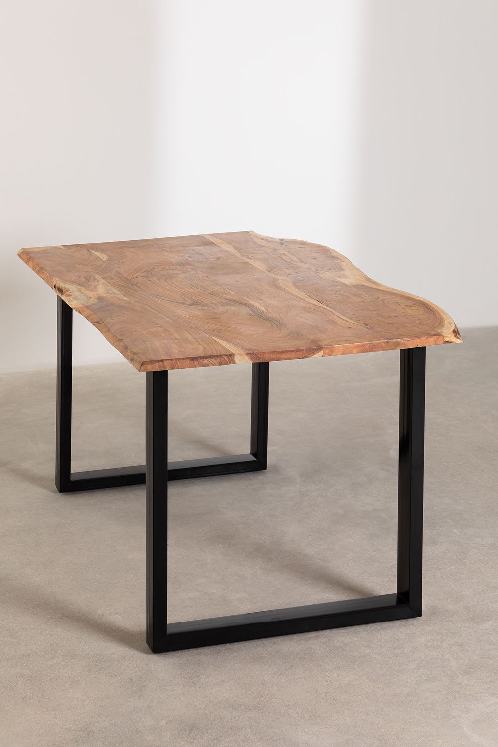 Rectangular dining table in recycled wood (160x90 cm) Sami Style, gallery image 2