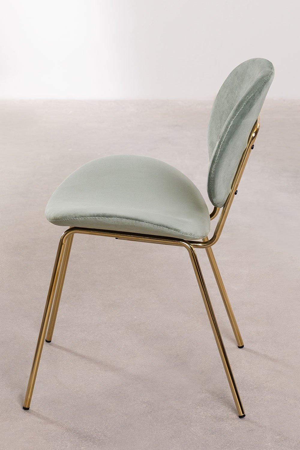 Velvet Dining Chair Laure, gallery image 2