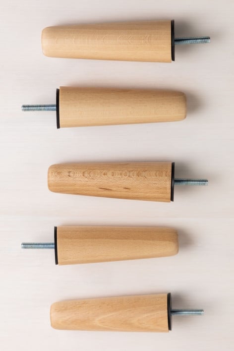 Kata set of legs for modular sofa - NATURAL