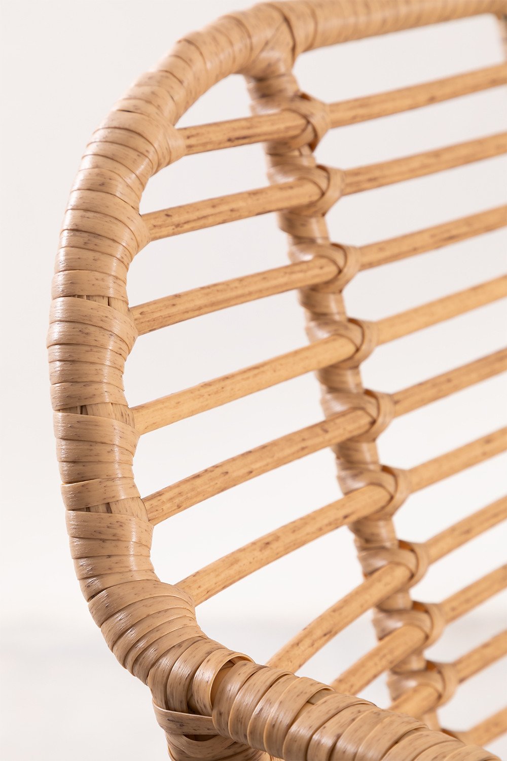 Eska synthetic rattan garden high stool, gallery image 6